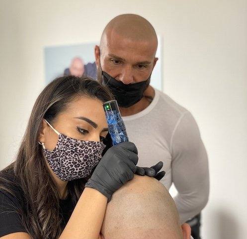 SMP Training Class – The Hair Simulation Company: scalp micropigmentation training course