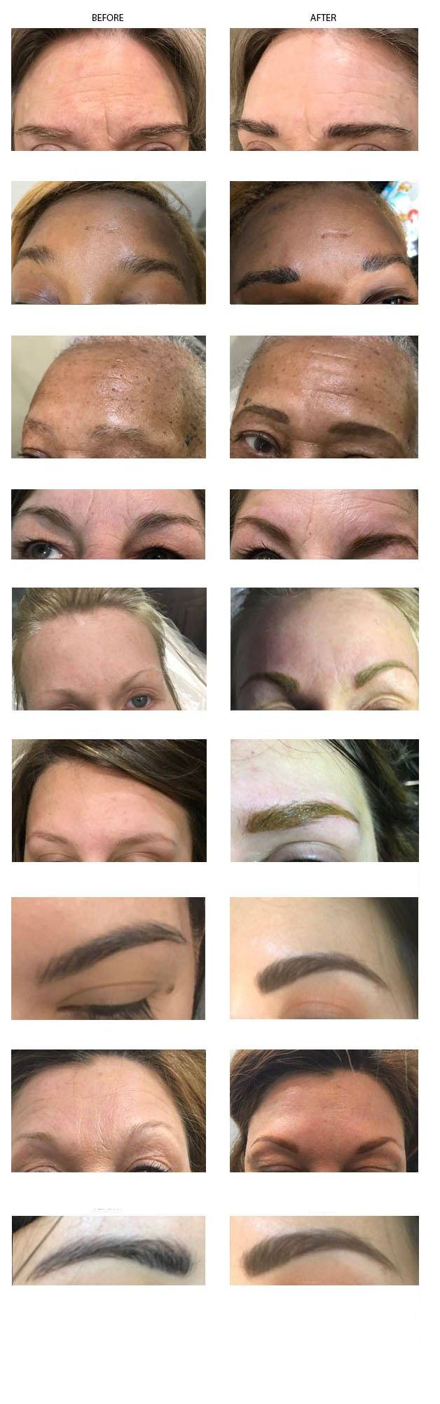 Women Brows Gallery – The Hair Simulation Company: Womens Brow updated